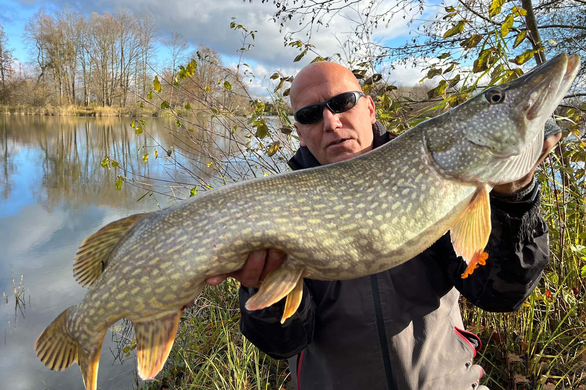 Thomas Herrmann Hecht 107 cm 21 Pfund Ulrichsee