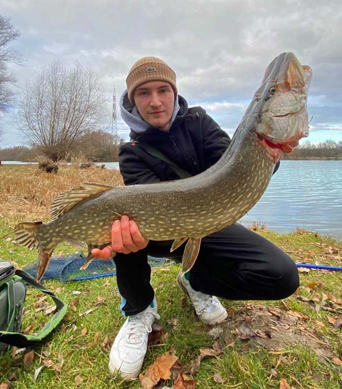 Marcel Kilian Hecht 90 cm 12 Pfund Ulrichsee