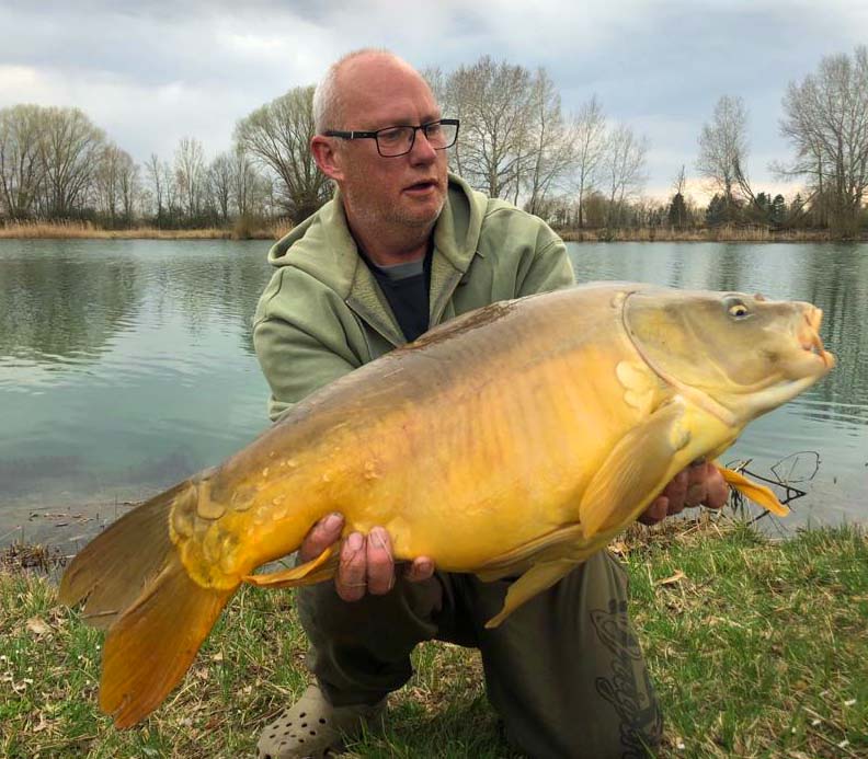 William Peiker Karpfen 24 Pfund 81 cm Ulrichsee