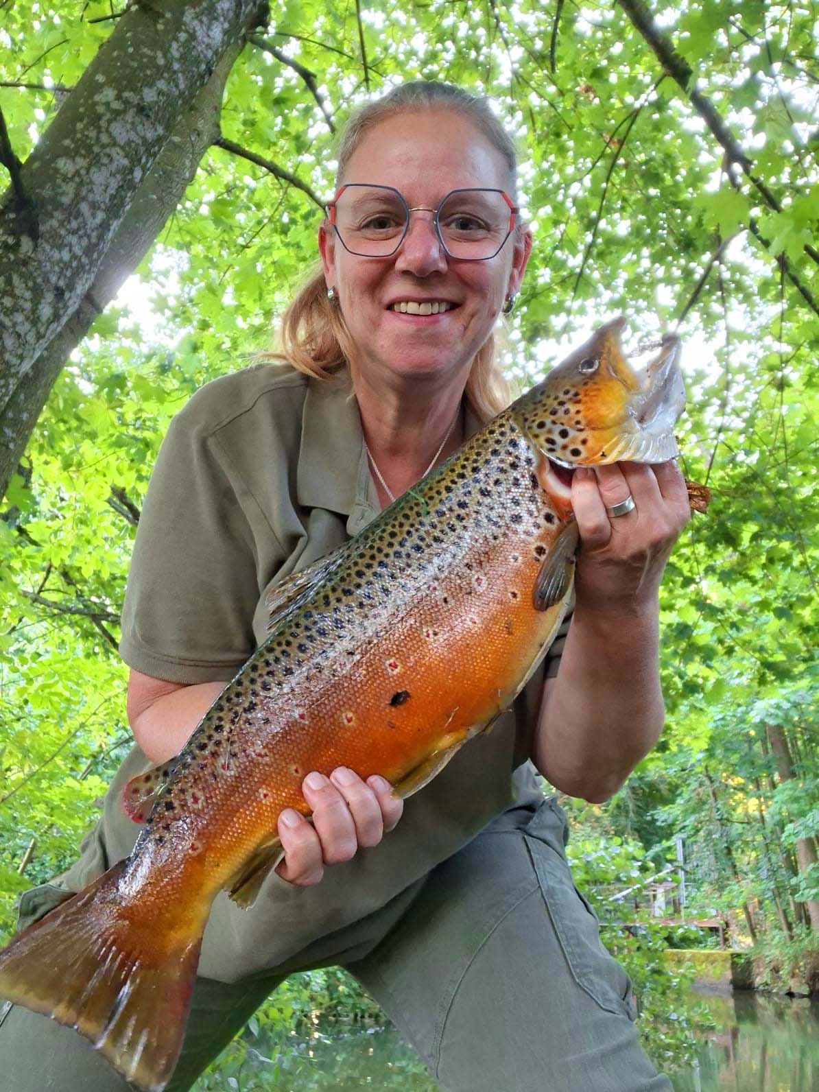 Sandra Tröger Bachforelle 59 cm 2200 g Pegnitz